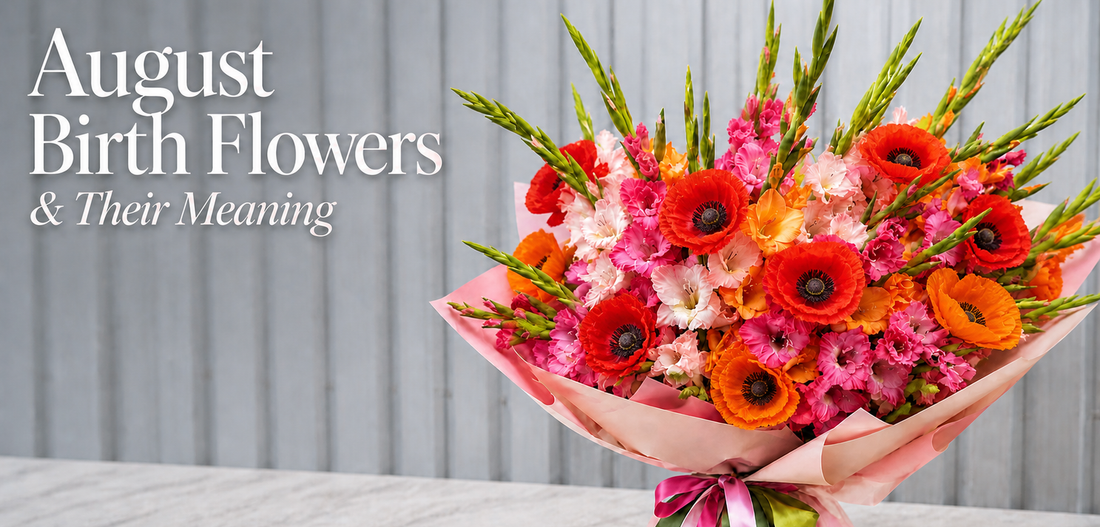 August Birth Flowers and Their Meaning: Gladiolus, Poppy and Gift Ideas