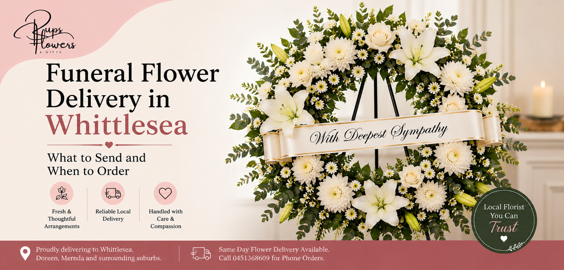Funeral Flower Delivery in Whittlesea: What to Send and When to Order