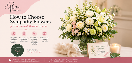 How to Choose Sympathy Flowers for Doreen and Mernda Families