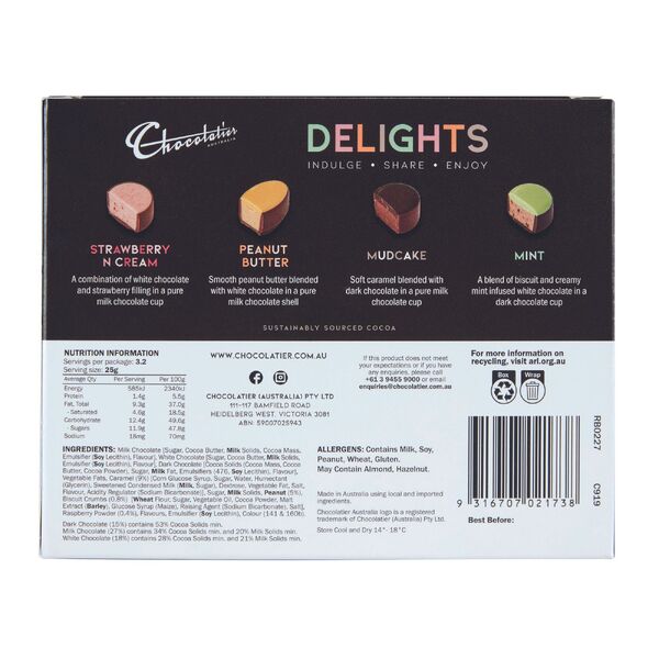 Chocolatier Delights Assortment 80g