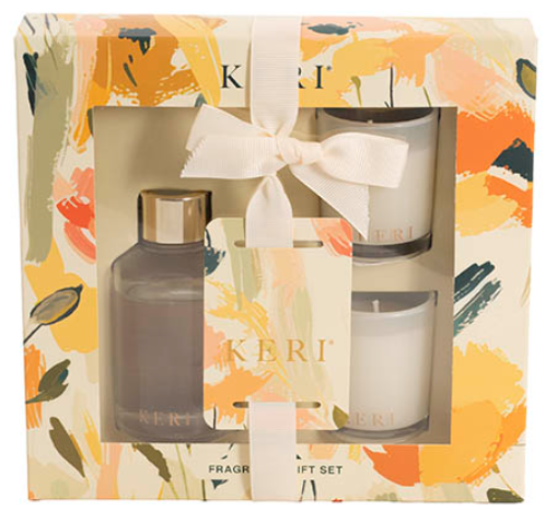 Keri Rose & Water Lily Candle & Diffuser Gift Set