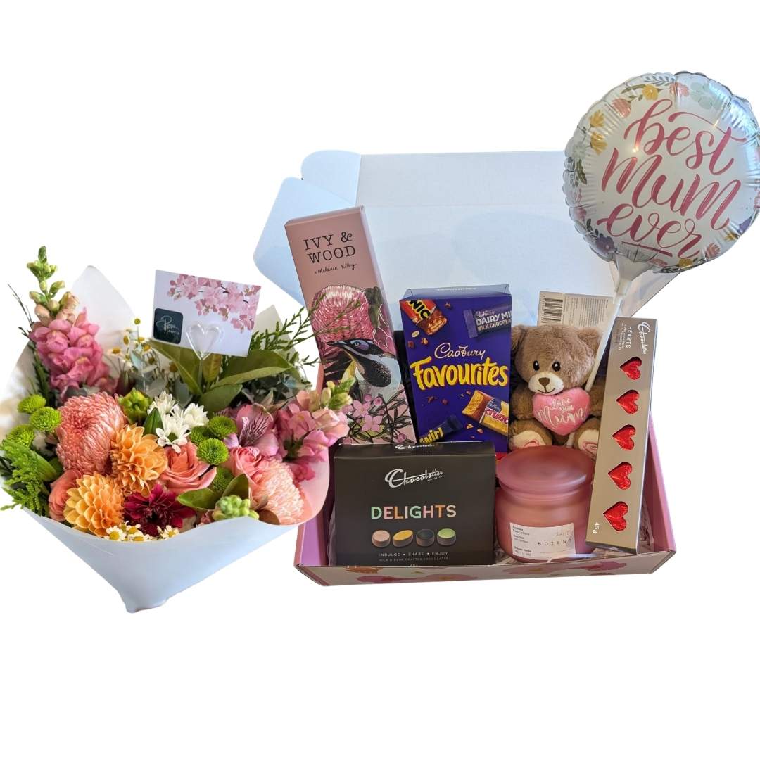 Large Bunch + Delightful Mum Hamper