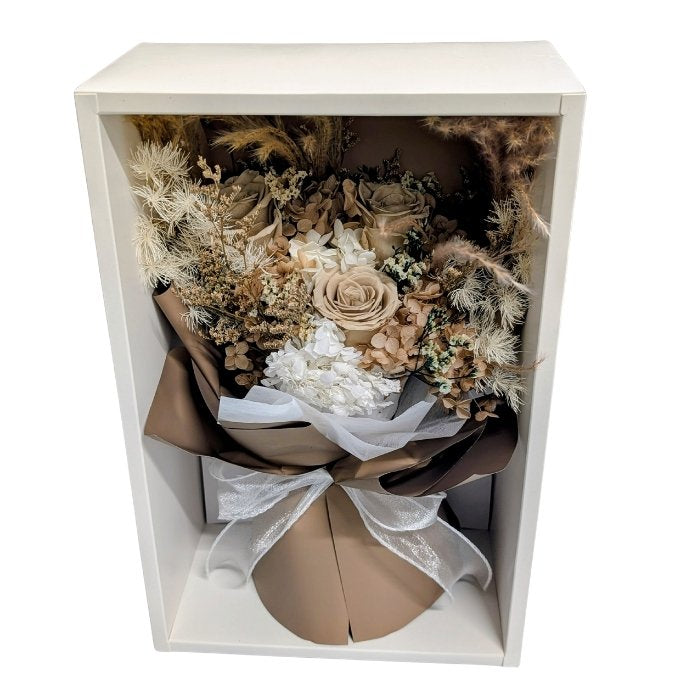 Little Cappuccino Love Dried Flowers Bouquet