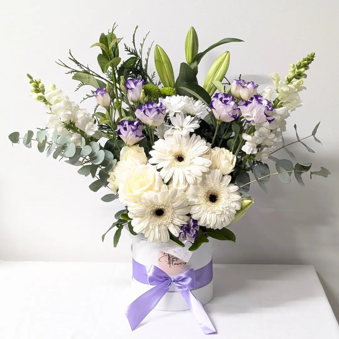 Purple Heart Hat Box