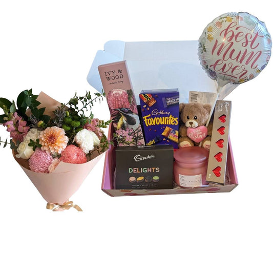 Standard Bunch + Delightful Mum Hamper