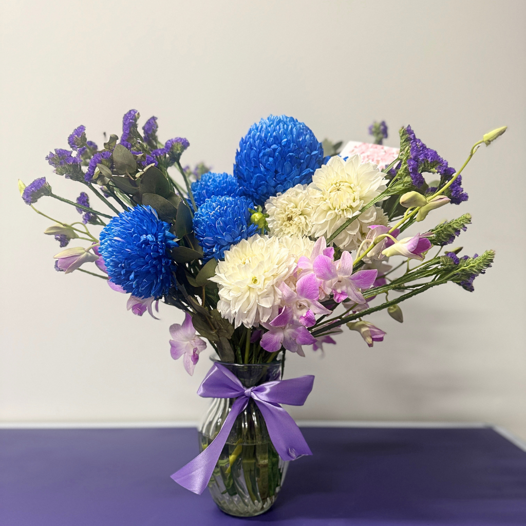 Soft Blues & Purple