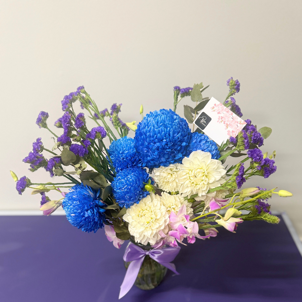 Soft Blues & Purple