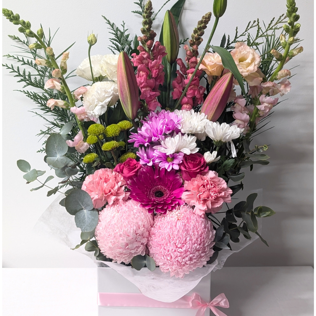 Large Flower Hatbox