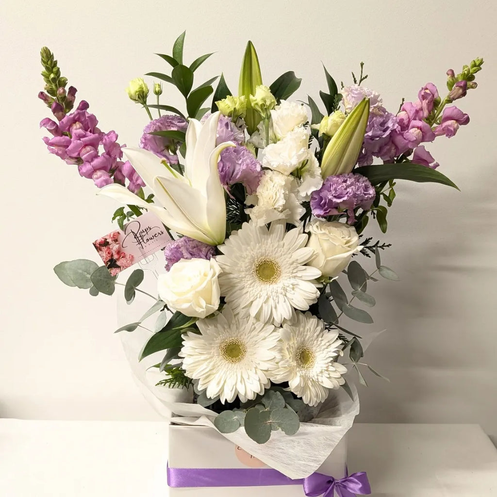 Purple Heart Hat Box