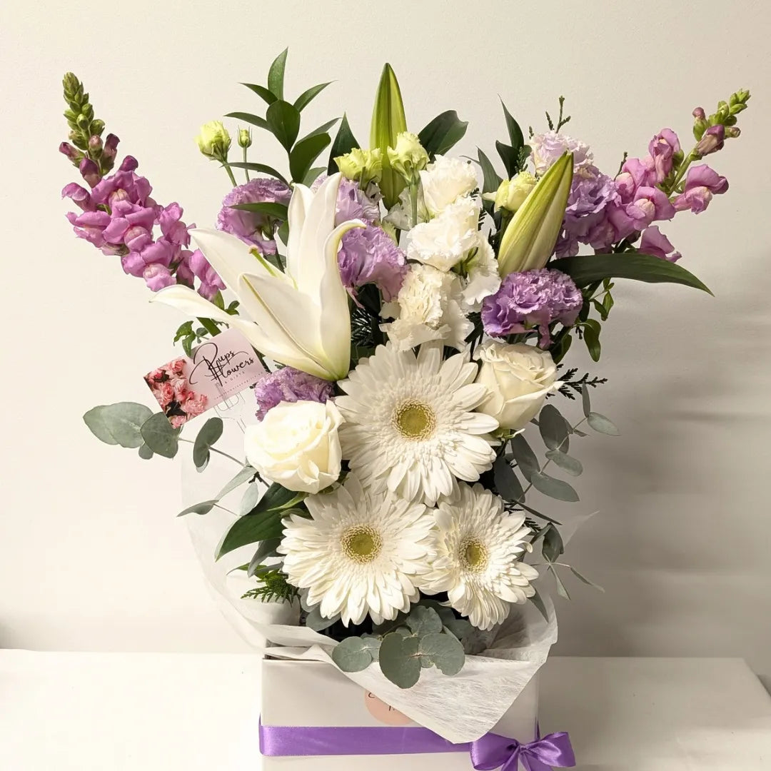 Purple Heart Hat Box