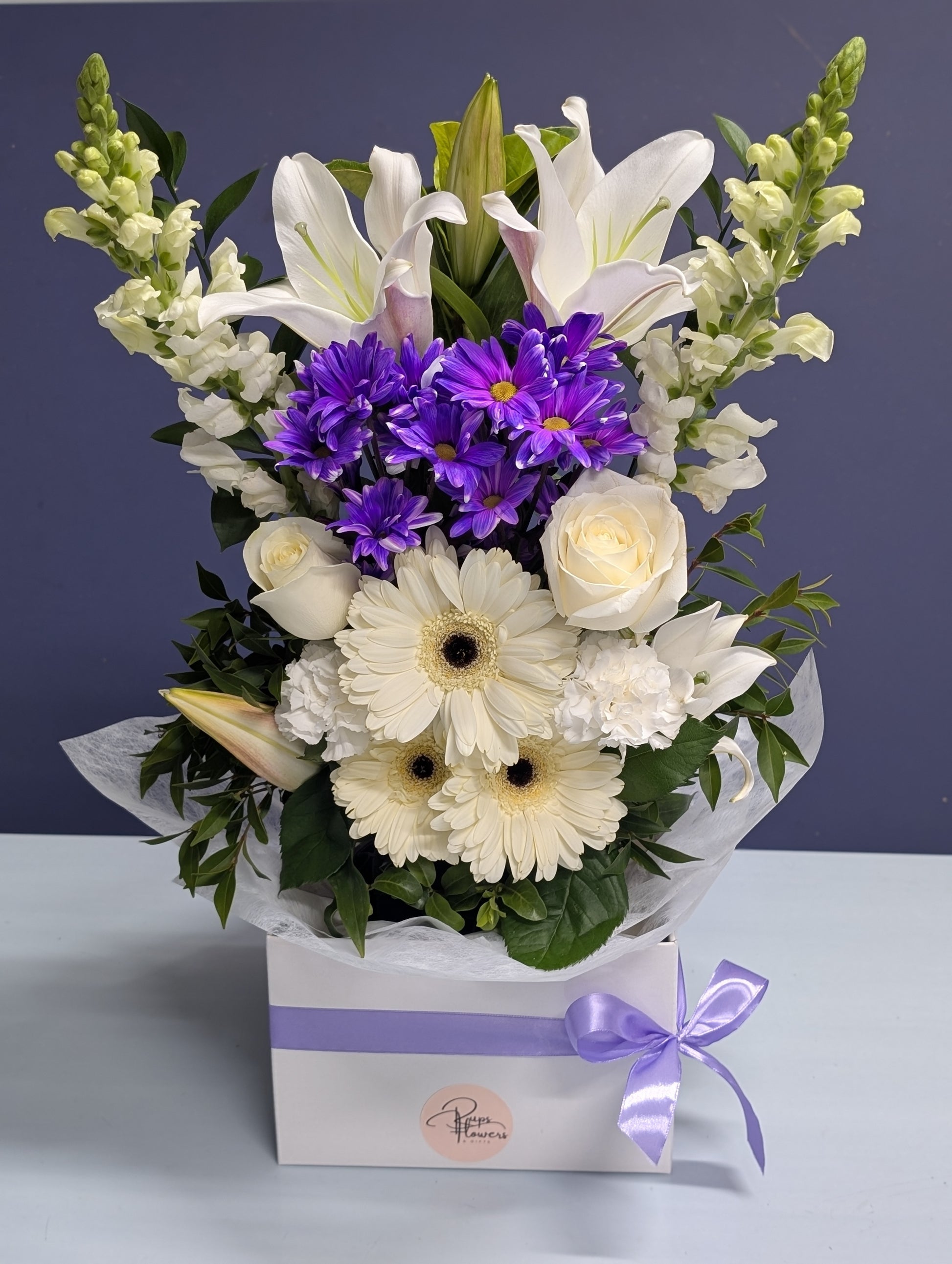 Purple Heart Hat Box