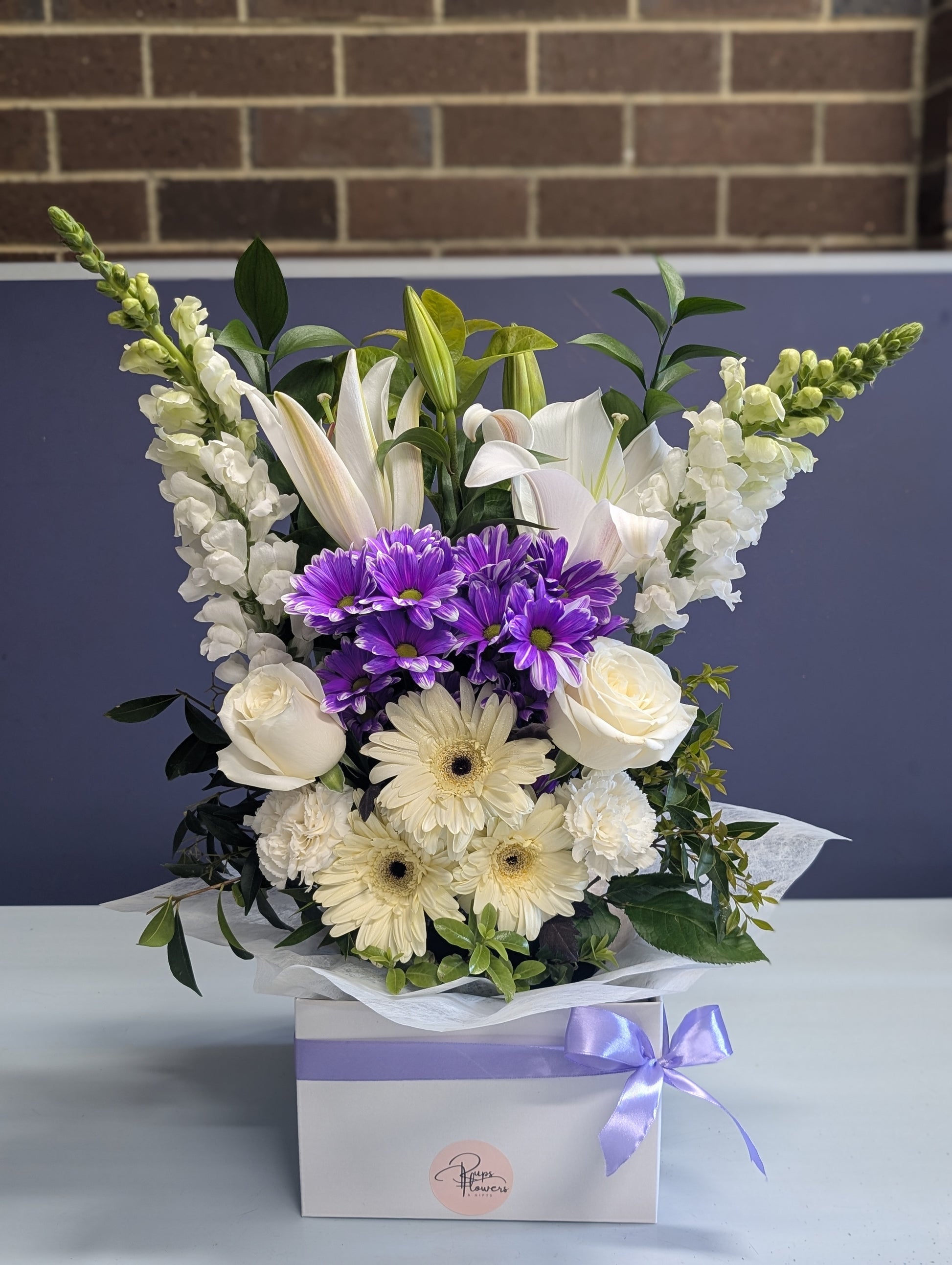 Purple Heart Hat Box