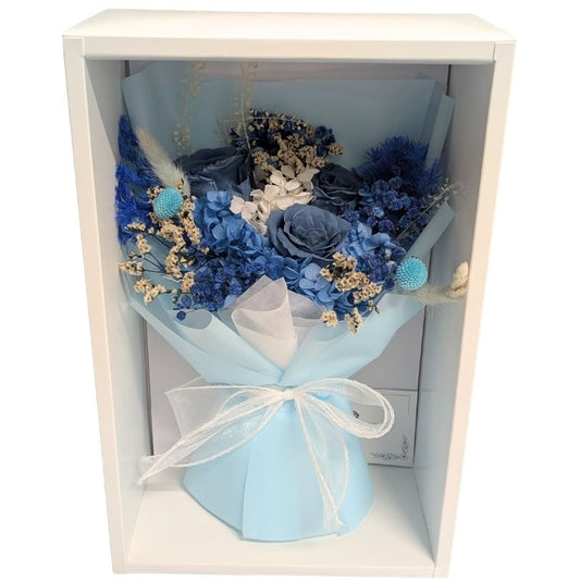 Blue Heaven Dried Flowers Bouquet